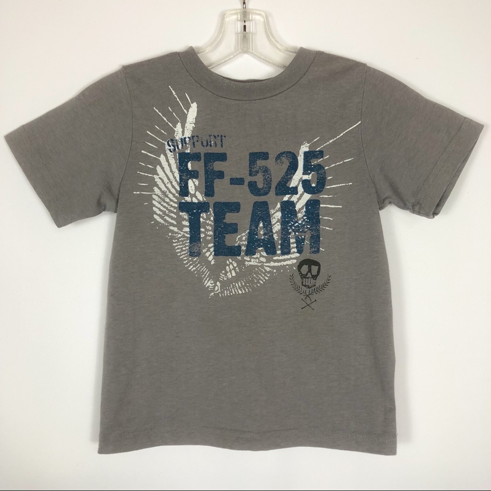 Baby Route 66 boys skull short sleeve graphic tee
